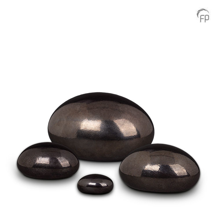 GU 700 M Glazen medium urn Lava stone - Afbeelding 2