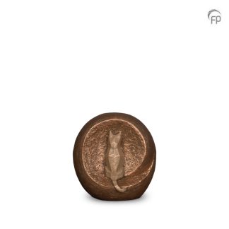 UGK 223 Keramische dierenurn brons